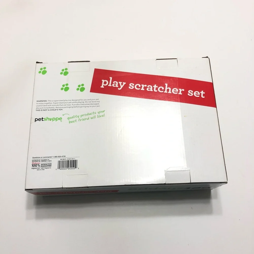 Pet Shoppe Play Scratcher Set For Cats Toy